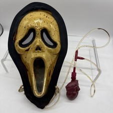 SCREAM The Movie Ghost Mask 2012 Halloween with Blood Pump Heart READ