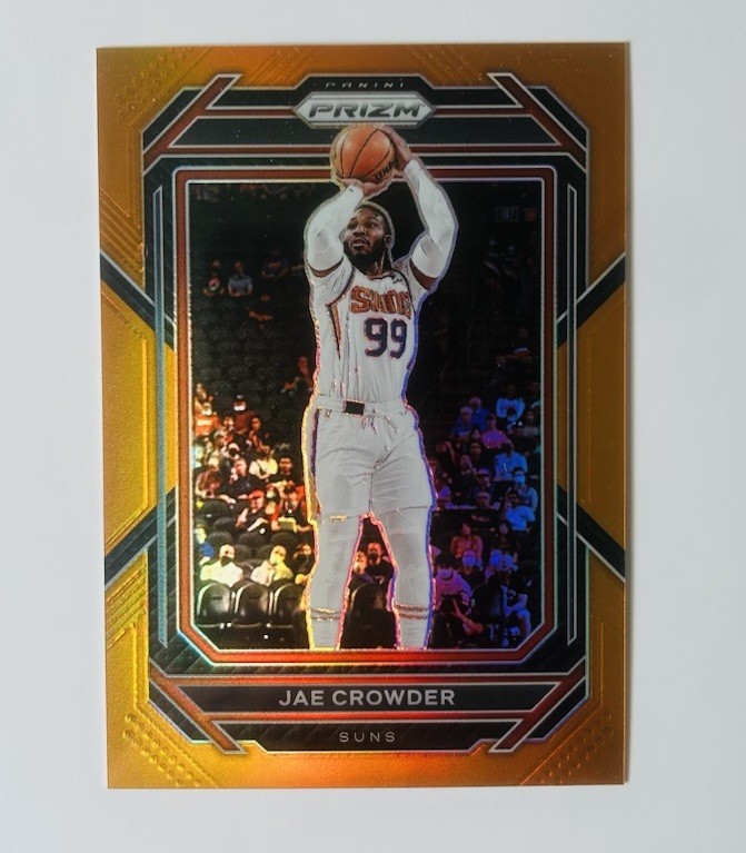 JAE CROWDER /49 ORANGE PRIZM 2022-23 PRIZM 127 SUNS*NM