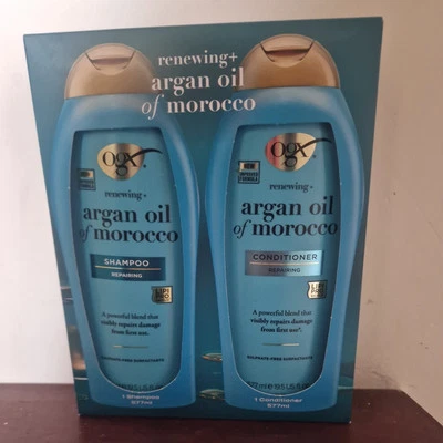 OGX Renewing Argan Oil of Morocco Conditioner & Shampoo 577ml - Image 1 of 2