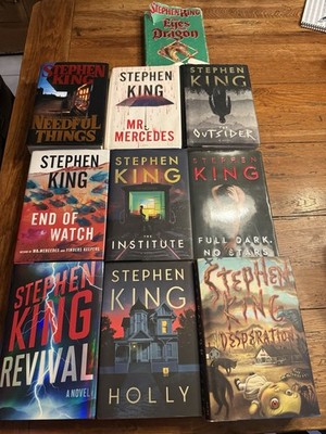 Stephen King Mixed Huge Lot Of 11 Hardbacks All First Editions