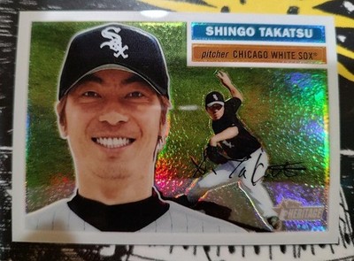 2005 Topps Heritage Chrome Shingo Takatsu Refractor #d 554/556 - White Sox