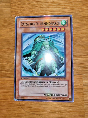 Raiza der Sturmmonarch FOTB-DE026 1. Auflage Super Rare Deutsch YUGIOH