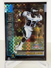 2002 Bowman Chrome Xfractors #177 Michael Lewis RC Rookie Card /250. rookie card picture