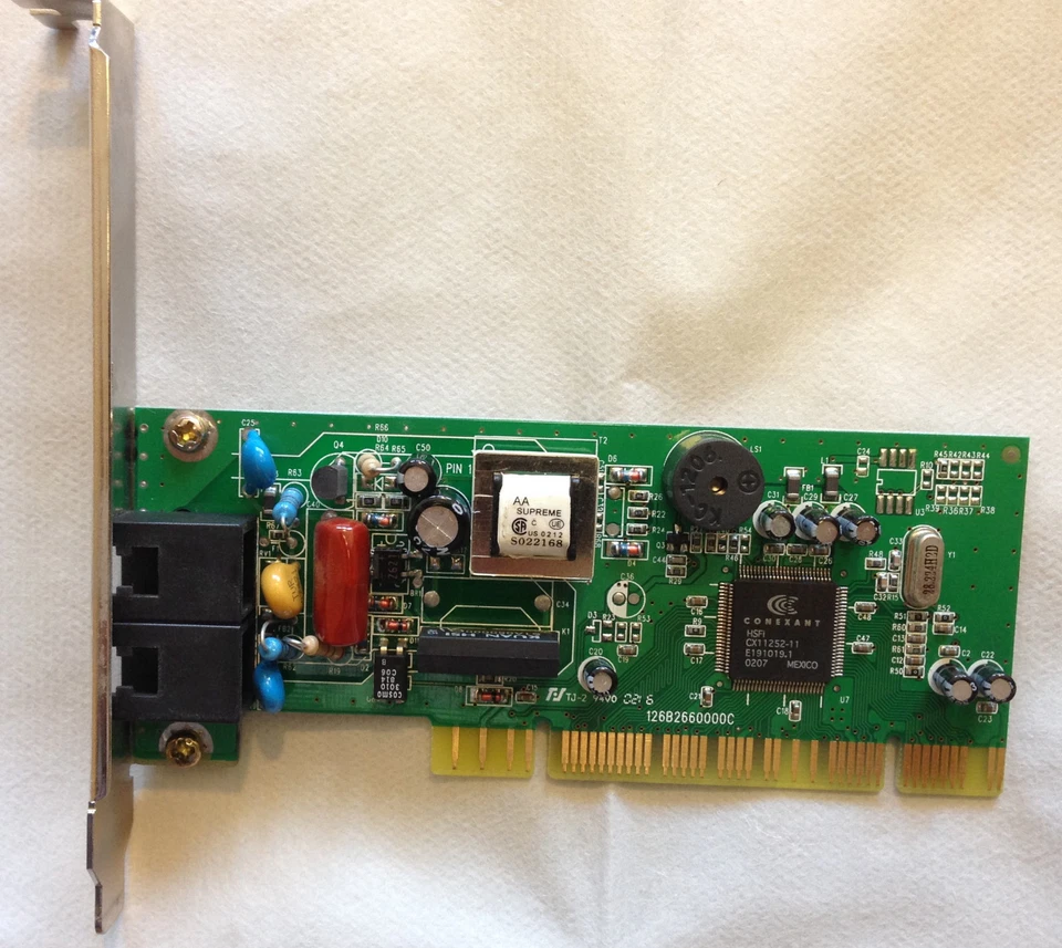Módems internacionales con tarjeta PCI de fax para teléfono Foto 4 de 4