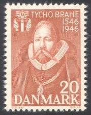 Denmark 1946 Tycho Brahe/Astronomy/Science/Stars/Space/People 1v (n34060)