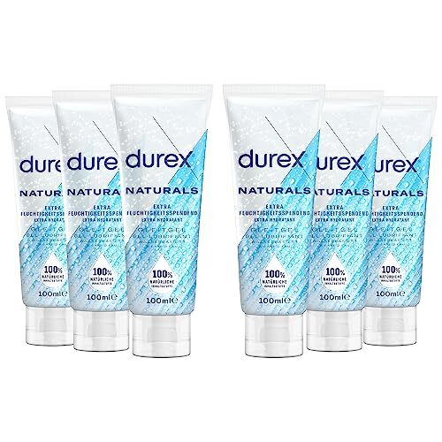 Durex Naturals Gleitgel - Extra Feuchtigkeitsspendend 6 x 100ml