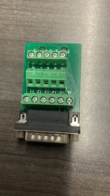 L-COM DGB15MT1 DB15 MALE CONNECTOR FOR FIELD TERMINATION FACTORY SEALED