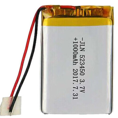 4 Stück 1000mAh 3,7V 543450 523450 Li-Ion Polymer Akku MP3 MP4 GPS - Bild 2 von 4