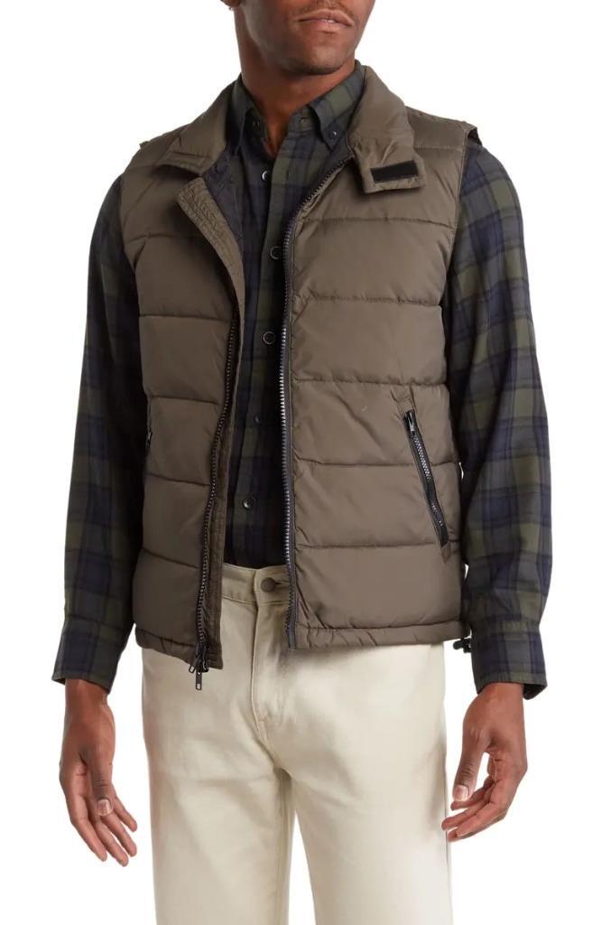 $340 - SLATE & STONE Quilted Down Fill Vest in Olive Size M | eBay