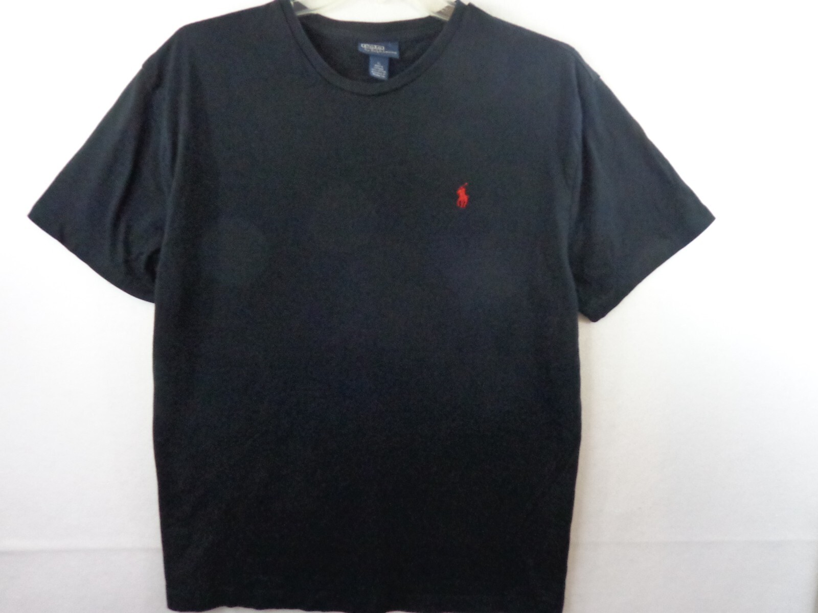 PONY Polo By Ralph Lauren T Shirt Uomo Manica Corta XL Nero 100% Cotone