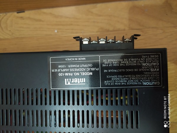 ETAPA DE POTENCIA 100V  INTER-M PAM-120