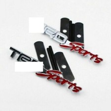 Jdm New Blackwhite Jdm Sport Grill Badge Chrome Metal Front Grille Emblem