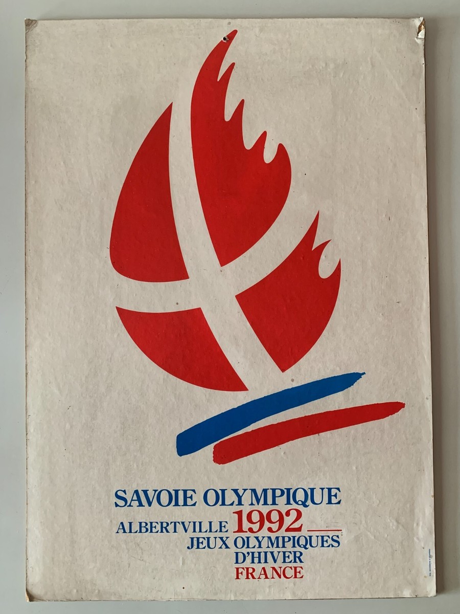 Pichet céramique Jeux olympiques Albertville 1992 - Label Emmaüs