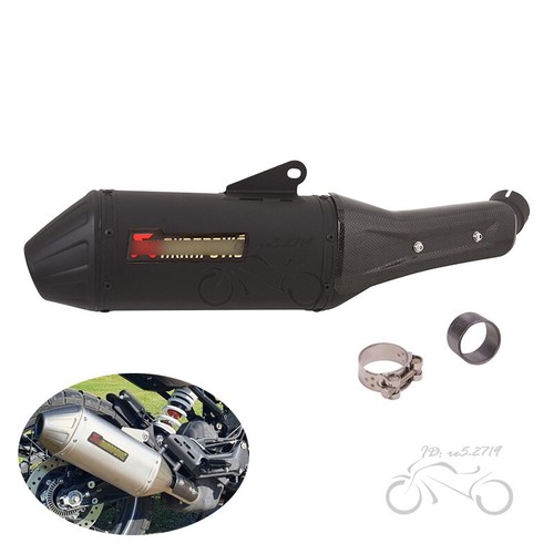 Modified Exhaust Tips 370mm Mid Pipe Slip for DUKE 390 RC390 125 250 2017-2020