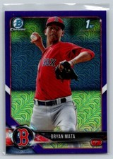 2018 Bowman Chrome #BCP2 Bryan Mata Purple Mojo 033/250