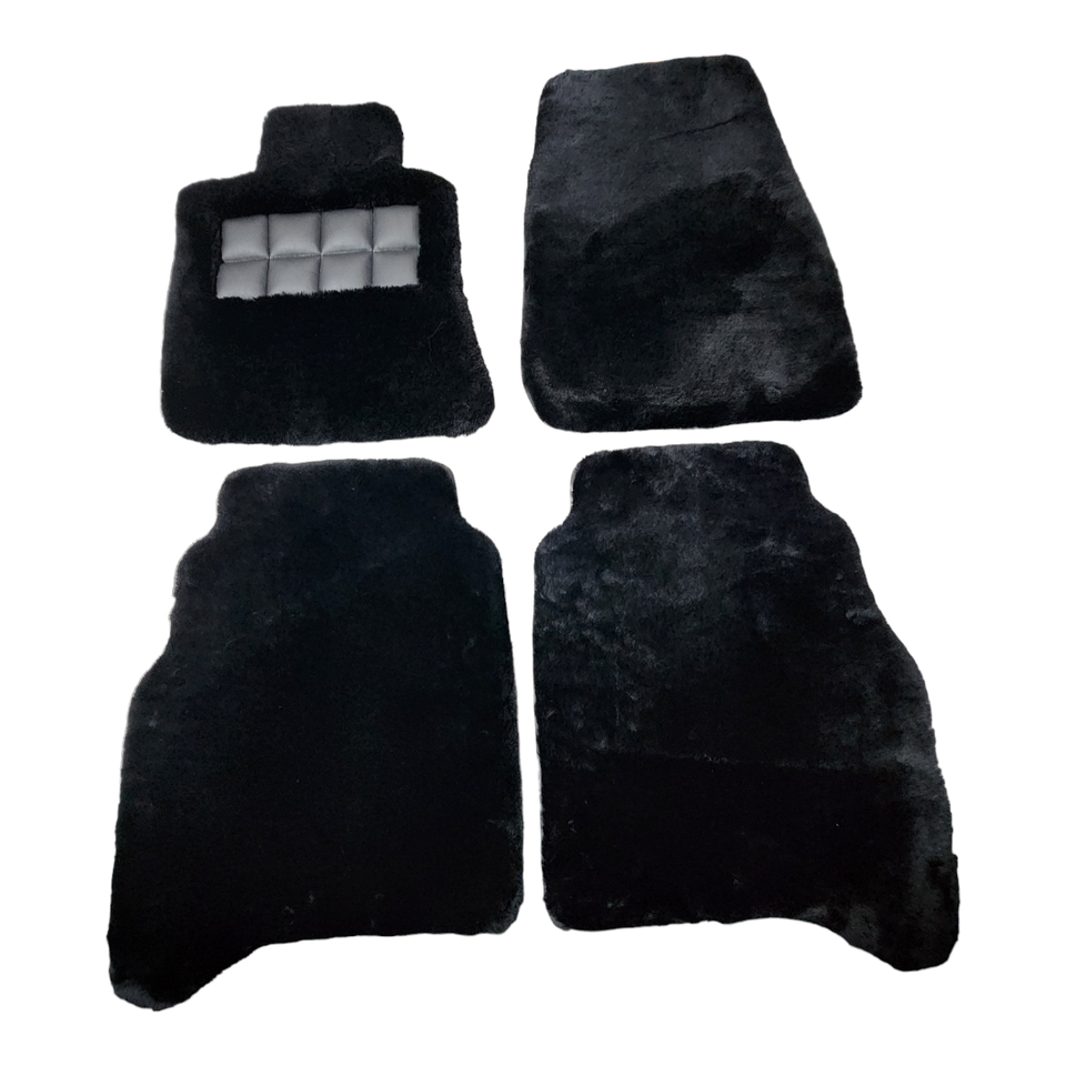 Genuine Black Sheepskin Floor Mats Range Rover Sport SV Autobigraphy ...