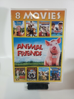 Animal Friends: 8 Movies (DVD, 2-Disc Set) Babe, Evan Almighty, Flipper, Ed +