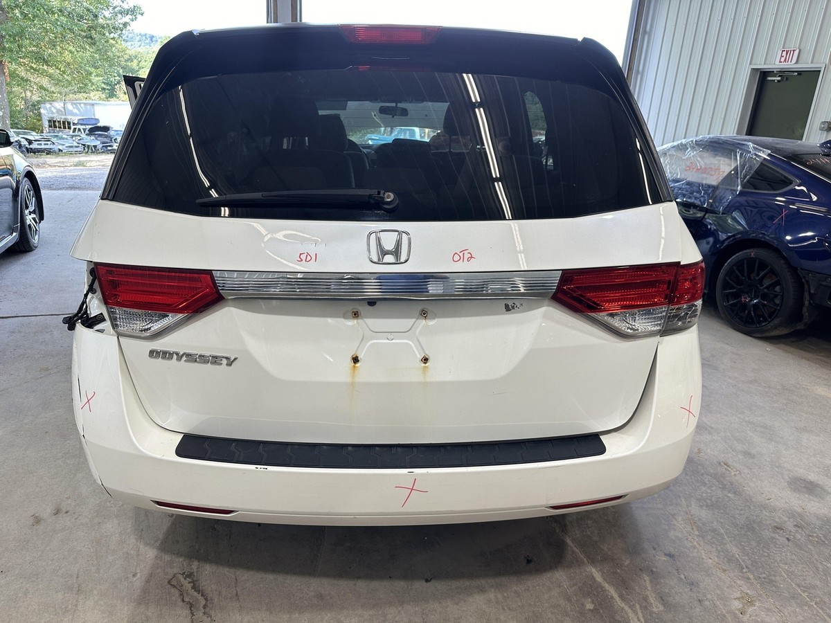 14-17 HONDA ODYSSEY REAR TRUNK DECKLID LIFT GATE WHITE DIAMOND