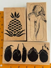 Fruit & Vegetable Rubber Stamps by Mixed Brands