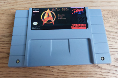 Star Trek Starfleet Academy (US) SNES Super Nintendo NTSC