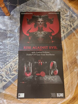Diablo IV Rise Against Evil Advertising Display Poster 24''×48''
