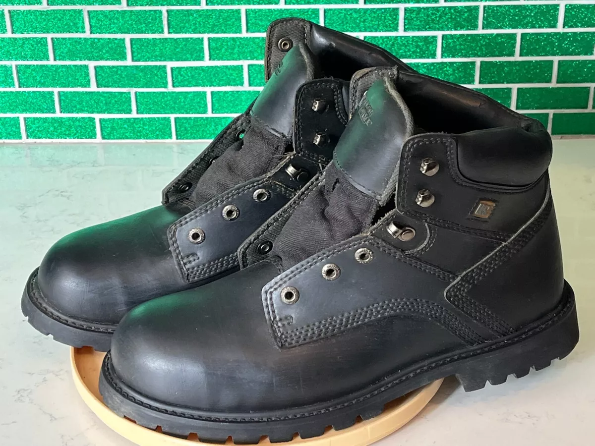 Rugged Outback Steel Toe Oil Skid Resistant Work Combat Boots Mens Size 11 W