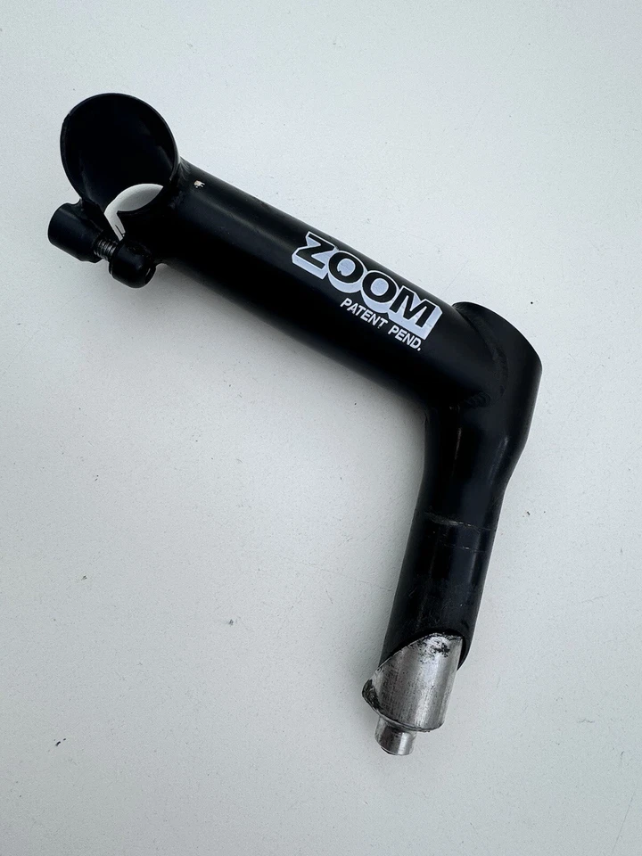 Vintage ZOOM  Stem 1 1/8 Threaded 25.4 mm Clamp 1991 90s MTB Reach 120 mm A74 - Image 2 of 4