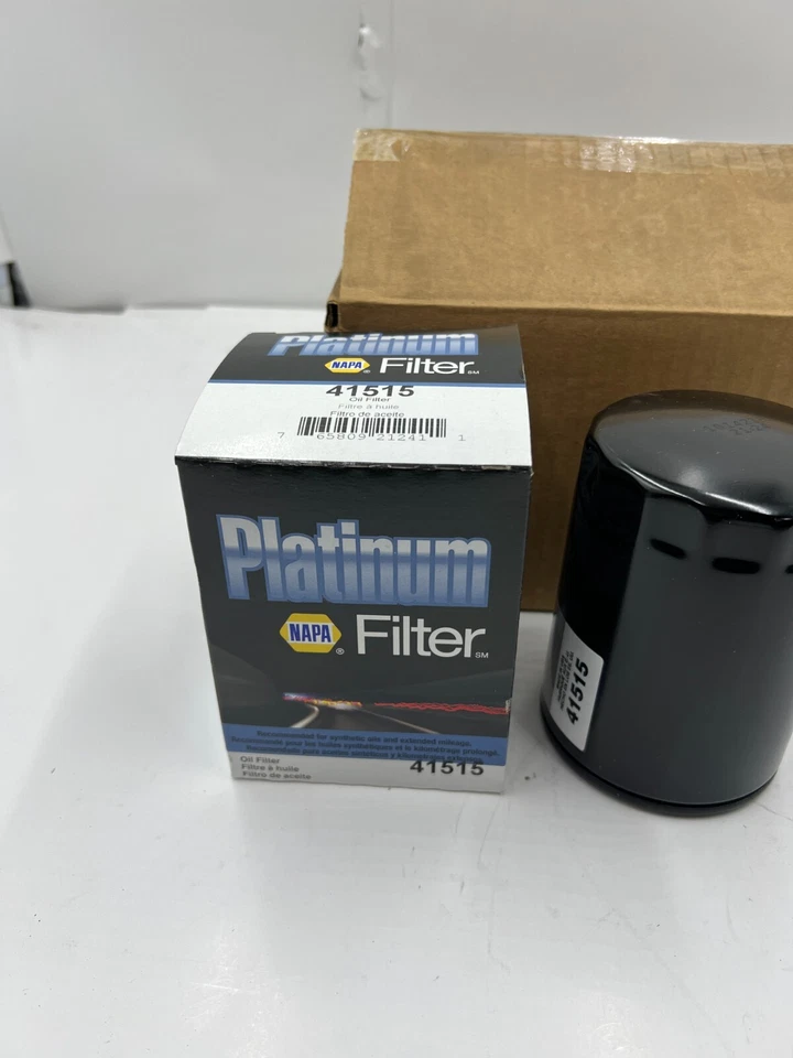 QTY 6 Platinum NAPA Engine Oil Filter 41515 Synthetic Fits Audi	4000 1982 -1983 - Image 2 of 4