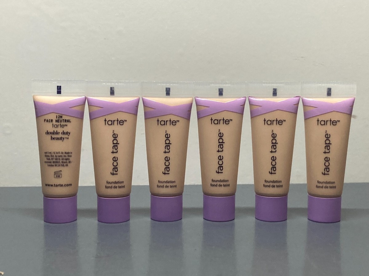TARTE Face Tape Foundation – 12N Fair Neutral, 30 Ml, Hochdeckend, Mattes Finish, Mit Pilzextrakt