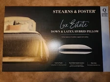 Stearns & Foster Lux Estate Down & Latex Hybrid Queen Pillow 