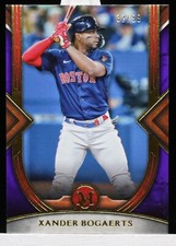 2022 Topps Museum Collection Xander Bogaerts Base Amethyst #32/99 Red Sox