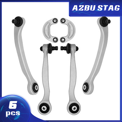For 2004-2019 Bentley Gt 6Pcs Front Upper Control Arms With Ball Joint Sway Bar