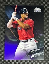 2021 Topps Chrome Black Xander Bogaerts Purple Refractor /150 #18