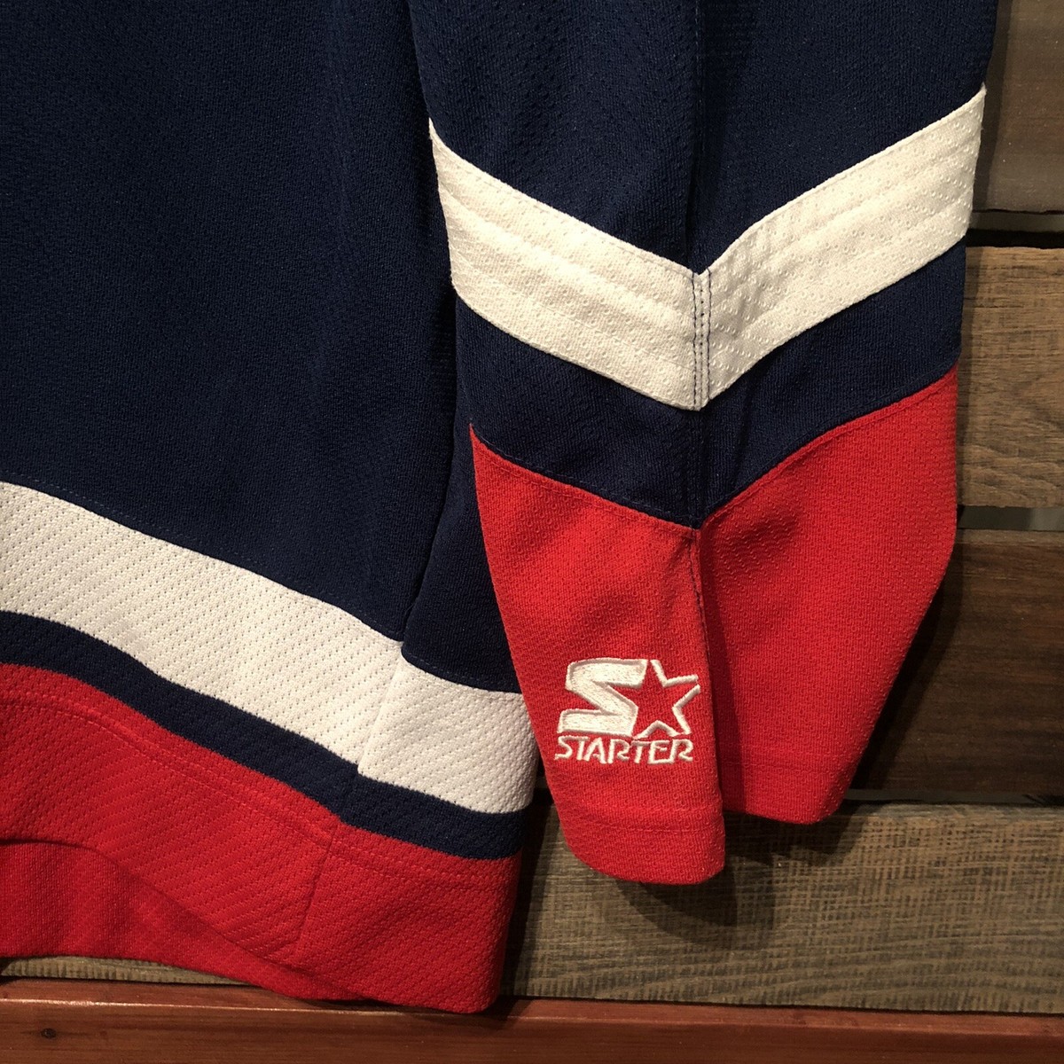 Maillot Vintage Starter Atlanta Braves, Bleu Marine, Taille Jeune L/XL, Fabriqué En Corée