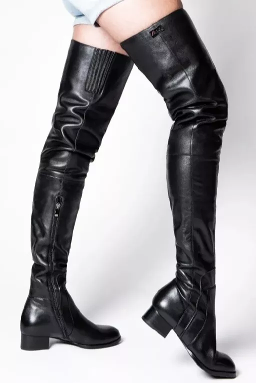 Arollo thigh hotsell boots