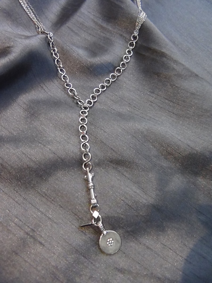 VANESSA MOONEY Silver Multi Strand Layered Necklace 33