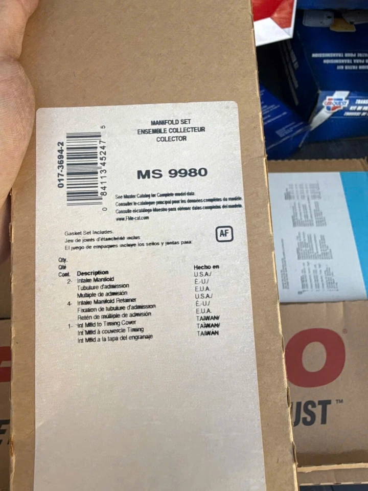 Fel-Pro MS 9980 Intake Manifold Gasket Set For Select 65-71 Pontiac Stutz Models — 第 2/2 张图片