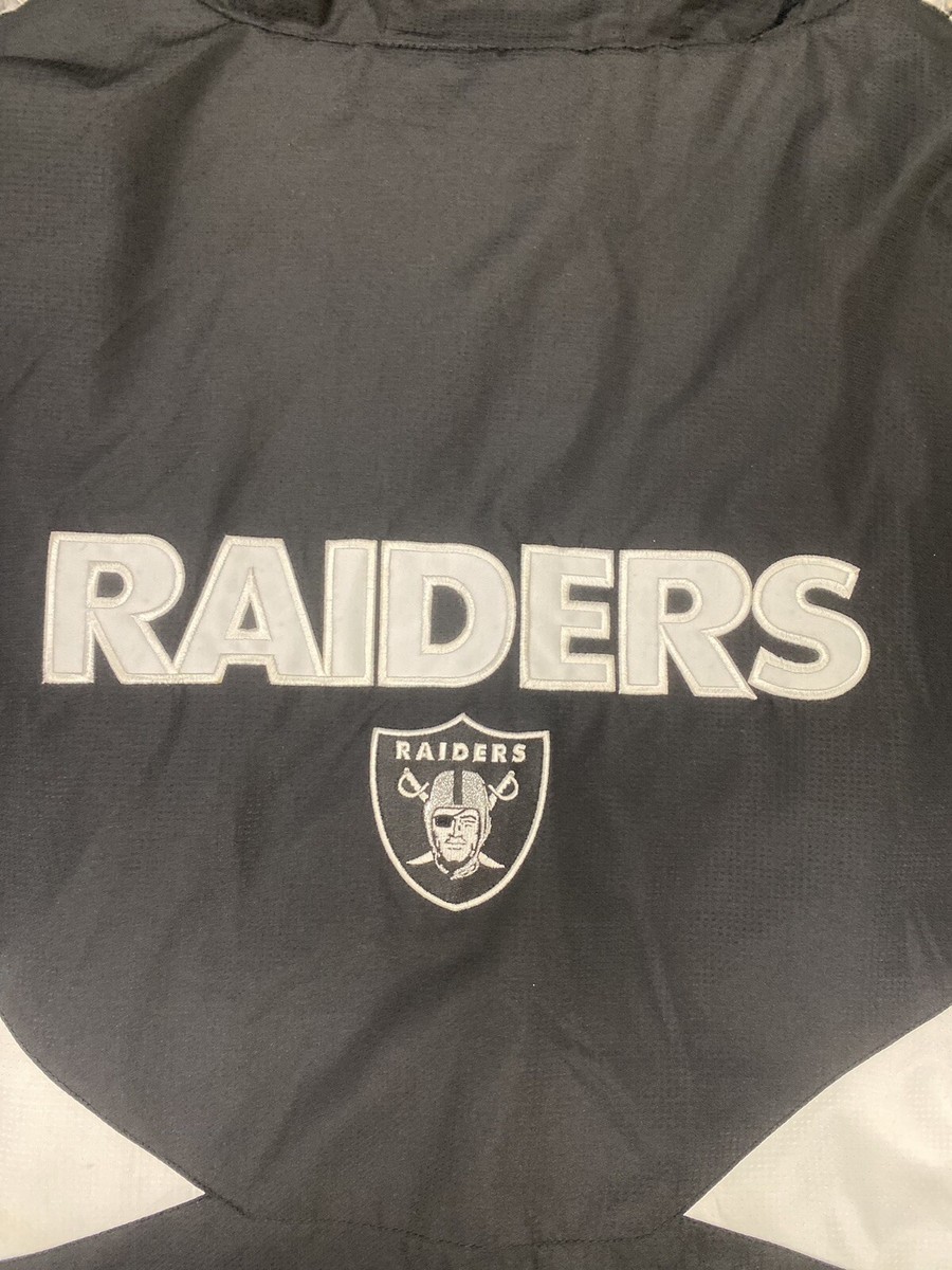 XL Reebok Las Vegas Raiders NFL Jacket Coat Zipper Hood XL Reebok Las Vegas Raiders NFL Jacket Coat Zipper Hood
