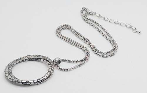 Bohemian Men & women double circle Pendant Necklace fashion jewelry Size 18" - Picture 9 of 9