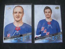DARREN RADDYSH/PATRICK KHODORENKO 2-CARD LOT 2020-21 UD Young Guns NY RANGERS