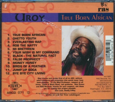 True Born African by U-Roy (CD, Sep-1991, Ariwa) for sale online
