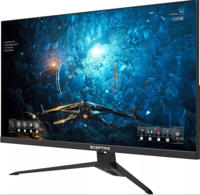 NWOB Sceptre E275B-FPT165 M27 Edgeless 27'' Gaming Monitor 165Hz Black 