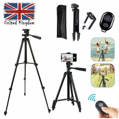 Stretchable Tripod Telescopic Camera DSLR Stand With Phone