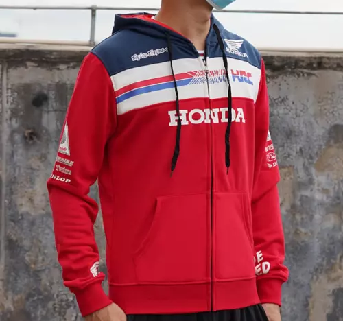 Neu Herren Honda HRC Motorcycling Jacke Sweatshirt Cycling Activewear S-3XL DE - Bild 8 von 15