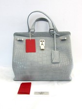 *nwt* Valentino Garavani Exotic Crocodile/alligator Joylock Bag $25,000 (blue)