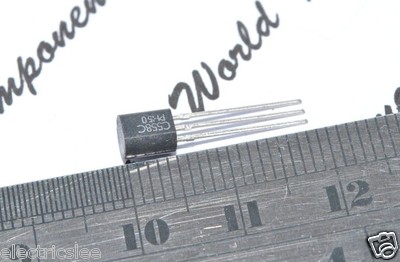 10 Pezzi PHILIPS BC558C (BC558) PNP Transistor 30V 0,1A Originale TO-92 - Foto 3