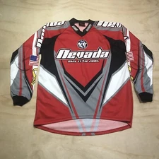 Hot Shoppe Designs BMX Cycling Jersey Mens Size Small Nevada 2005