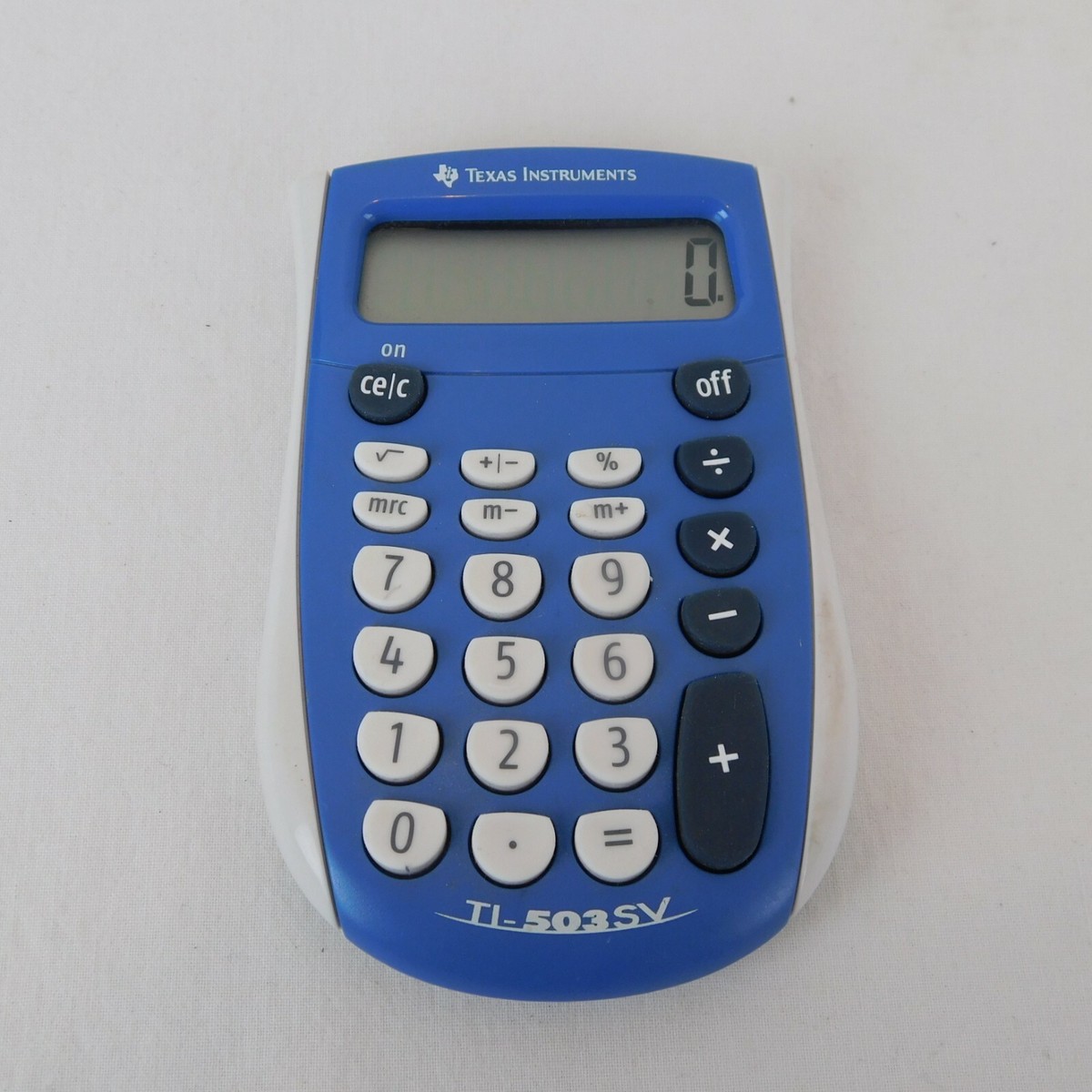 Texas Instruments | Other | Texas Instruments Ti53sv Handheld Calculator Eight Digit Lcd Blue Pocket Size 65d3ac3ab142f3f8b0f4072a - View #2