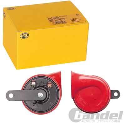 HELLA 12V HUPE FANFARE TIEFTON 400Hz 110dB(A) 3FG 007 424-001