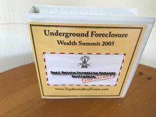 UNDERGROUND FORECLOSURE WEALTH SUMMIT - GRAHAM TREAKLE, LARRY GOINS -  25 CD'S!!